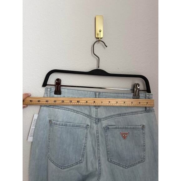 Guess Women’s Sequin Y2K Relaxed Fit Distressed Denim Jeans Sz 27 NWT - Picture 7 of 9